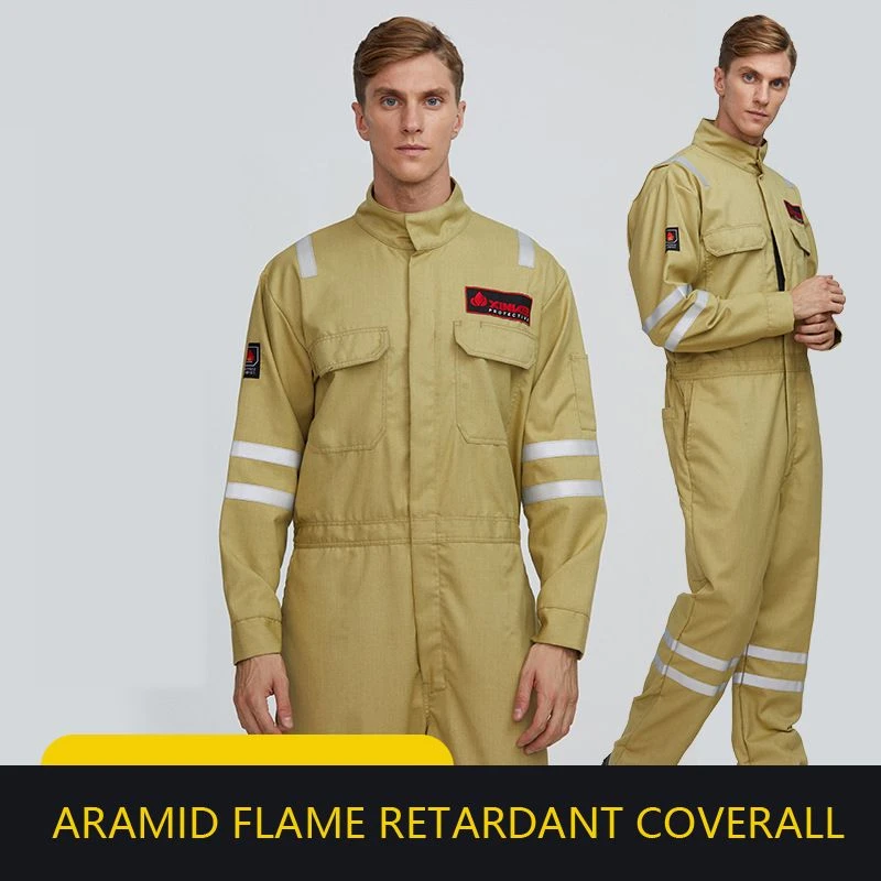 Aramid Flame Retardant Fireproof Suit tan-nar ta 
