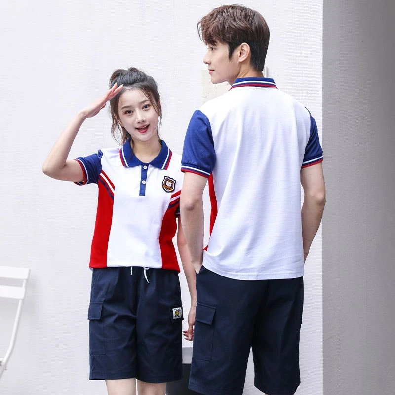 Machine Washable Breathable Short Sleeves And Shorts School Uniform suppliers